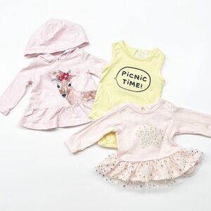 Carter's/PL Baby/Baby Essentials baby girls one pieces